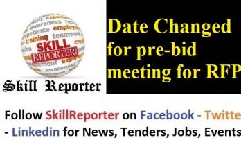 Tender RFP EOI News Notices for Skills Development in India Skill Reporter