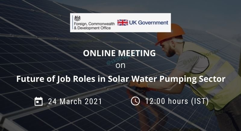 FCDO organizes meeting on Future Jobs in solar water pumping sector