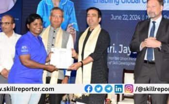 Young Healthcare Professionals felicitated for learning German Language under Skill India International; read more at skillreporter.com