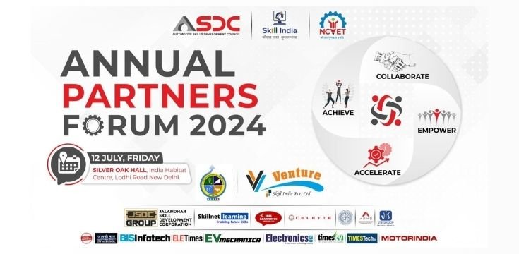 ASDC Automotive Skill Development Council Partner Forum 2024; read more at skillreporter.com