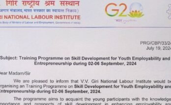 VV Giri NLI Training Program on Enhancing Employability & Entrepreneurship among Women; read more at skillreporter.com