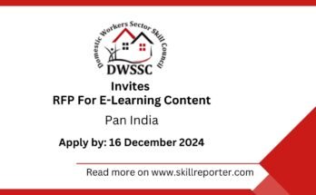 HMCGSSC Invites RFP For Development of E-Learning Content; read more at skillreporter.com